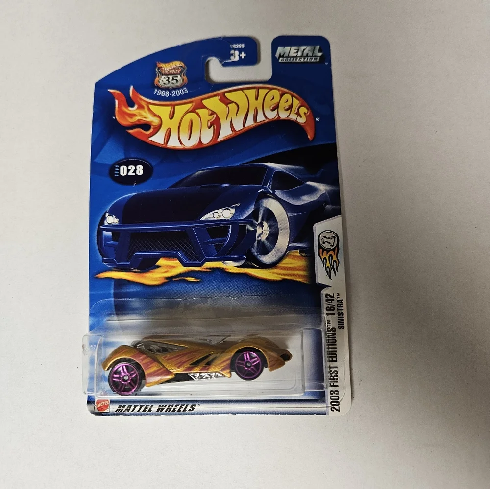 Hot Wheels 2003 First Editions Gold and Purple‎